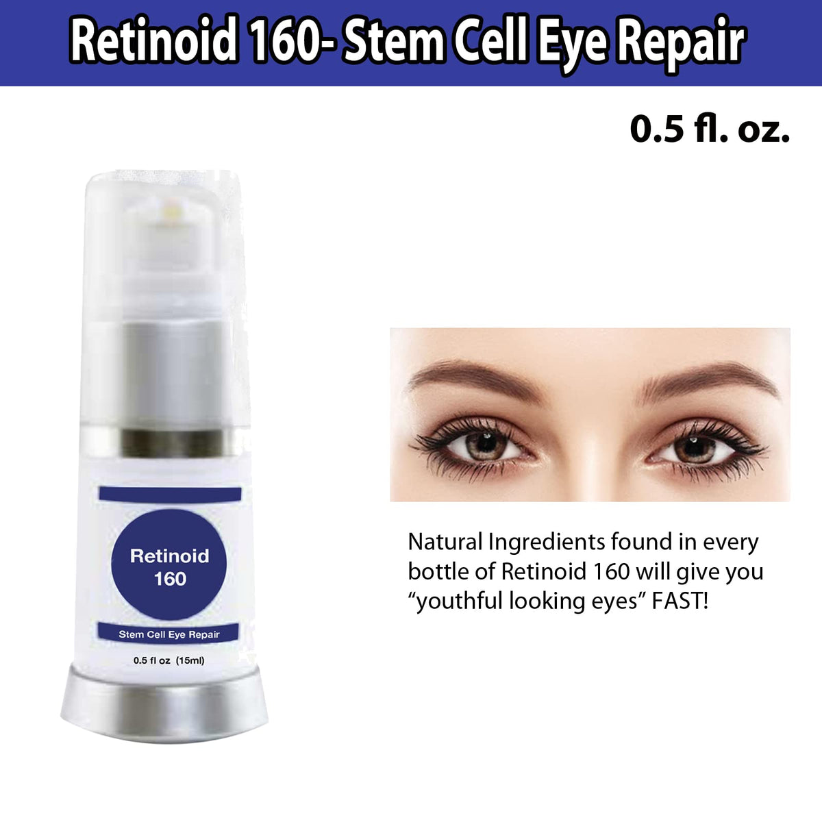Biologic Solutions Retinoid 160 Eye Repair Serum, Silver Beauty & Personal Care Biologic Solutions
