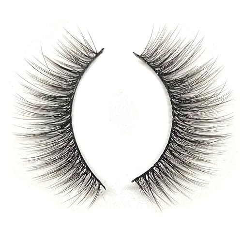 Natural Flutter Lashes by Uptown Lashes, Natural Look False Eyelashes with a Soft, Glam Look - Available in Silk Synthetic Fake Lashes & Mink Beauty & Personal Care Uptown Lashes