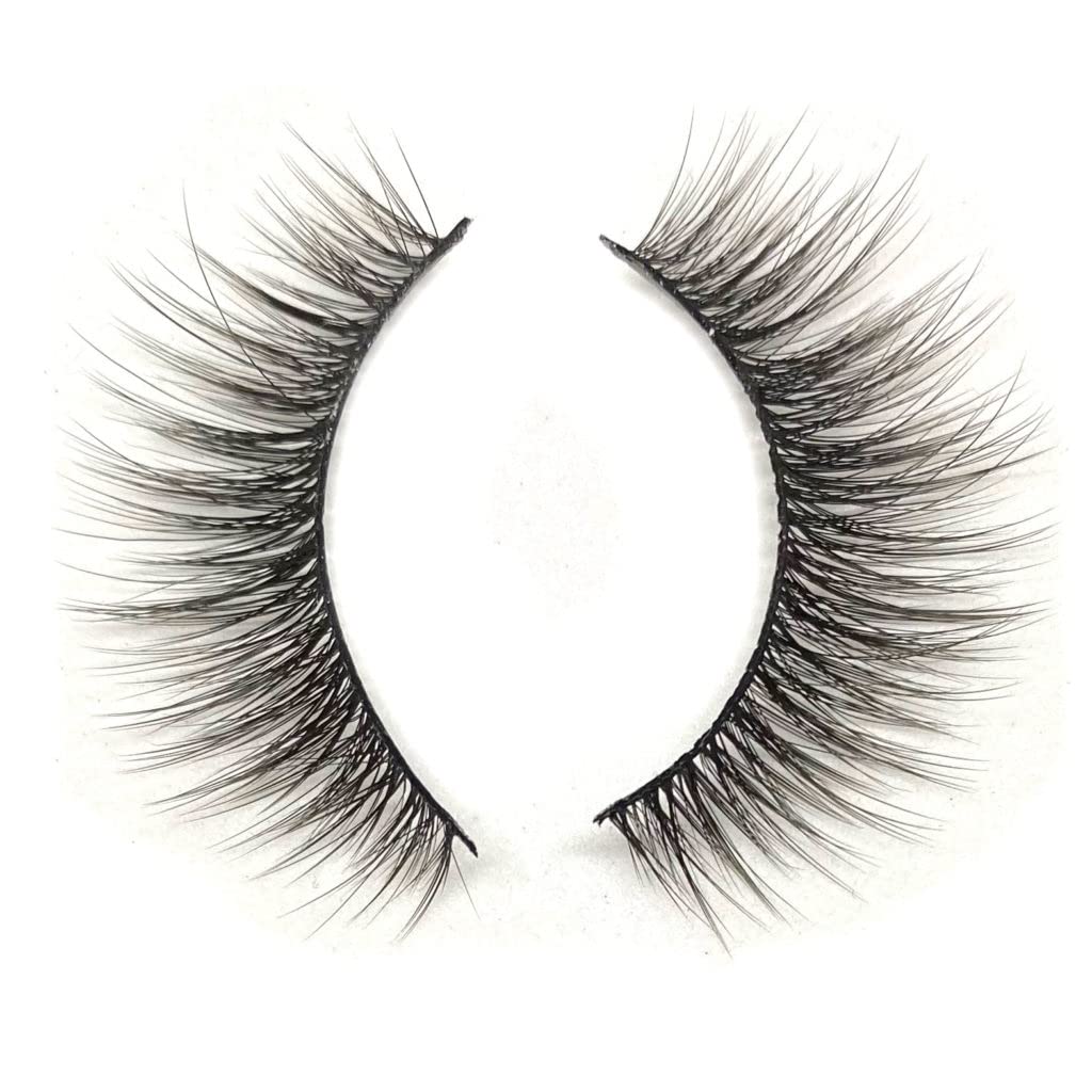 Natural Flutter Lashes by Uptown Lashes, Natural Look False Eyelashes with a Soft, Glam Look - Available in Silk Synthetic Fake Lashes & Mink Beauty & Personal Care Uptown Lashes