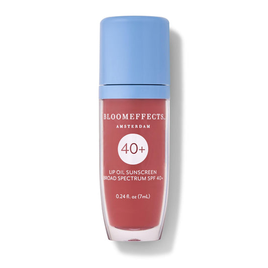 Bloomeffects - Tulipscreen Hydrating Lip Oil - Mineral Active Broad Spectrum SPF 40+ - Hydrate, Plump, Nourish - Clean, Conscious Beauty (Tulipy Pink Beauty and Personal Care Bloomeffects