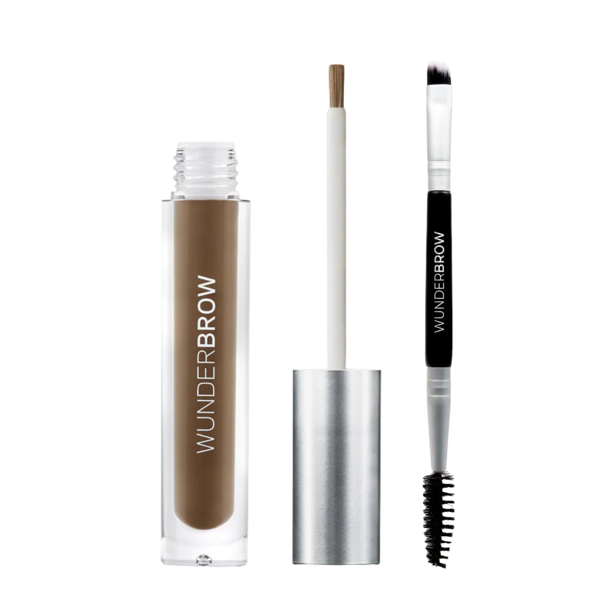 WUNDERBROW Eyebrow Gel, Waterproof, Smudgeproof, Long Lasting, Shade: Black/Brown, Vegan and Cruelty-Free