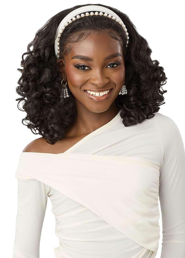 Outre Quick Weave Synthetic Half Wig - Tashira (DR RED VELVET)