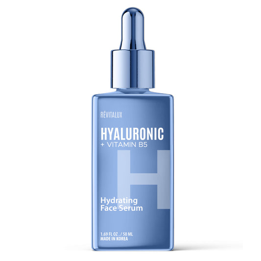 RevitaLux Hyaluronic Acid & Vitamin B5 Serum - Hydrating & Anti-Aging, Smooths Fine Lines, Moisture Retention - Dermatologist Tested, Cruelty-Free Beauty & Personal Care RevitaLux