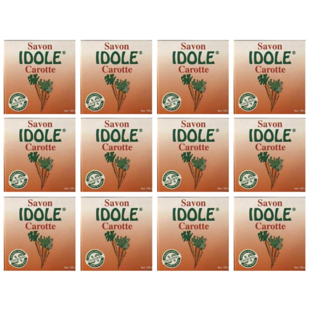 Idole Carrot Soap ORIGINAL MADE IN SPAIN 100g (Pack of 12) Beauty & Personal Care Idole