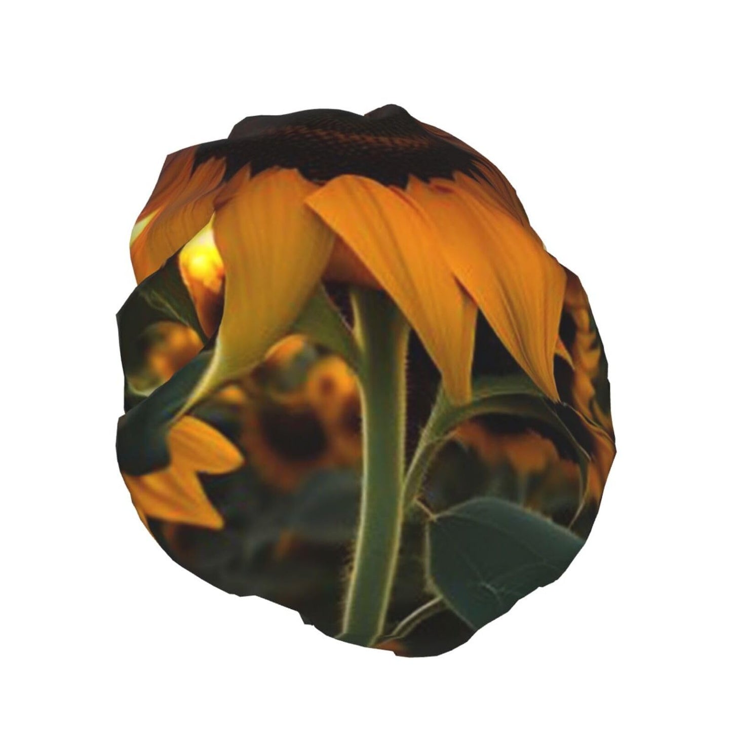 Farm Sunflower Shower Cap for Women Men Large Reusable Shower Bonnet Double-Layer Waterproof Bath Caps Elastic Band Hair Hat for All Hairstyles Beauty and Personal Care BWLHJKE