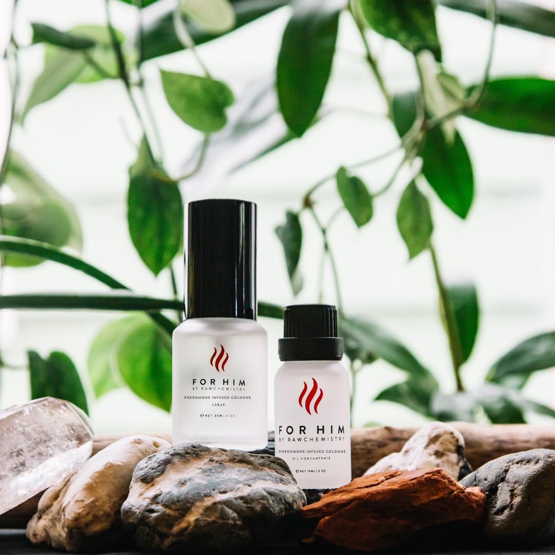RawChemistry for Him Set - A Pheromone Infused Cologne Gift Set - Bold, Extra Strength Formula Beauty & Personal Care RawChemistry