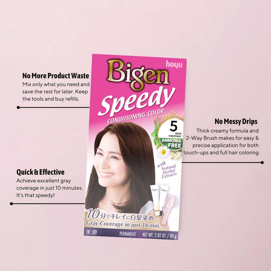 Bigen Speedy Conditioning Color Refill: 6 Medium Brown - 3 Pack Beauty & Personal Care Bigen