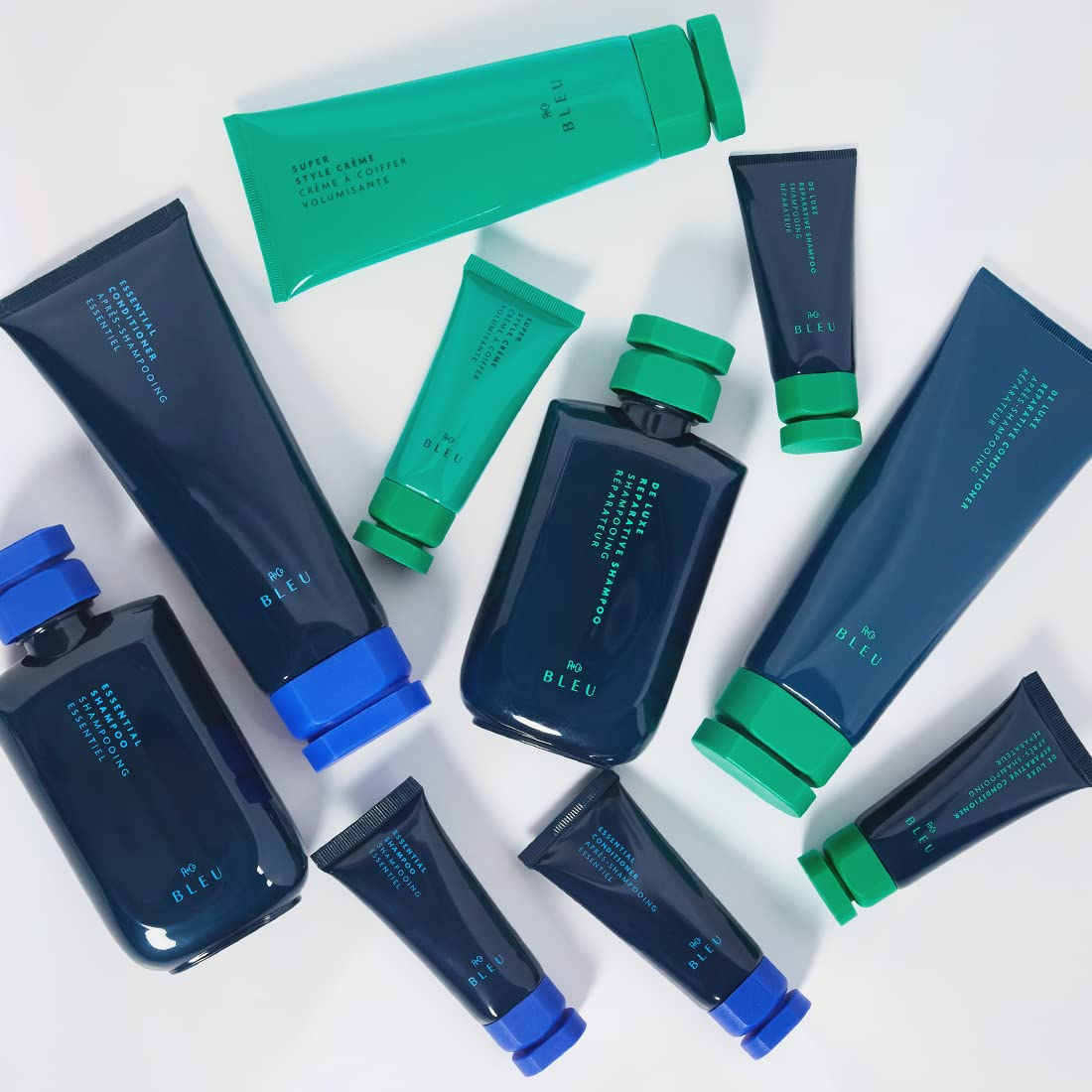 R+Co BLEU De Luxe Reparative Shampoo + Conditioner Tandem Packette | Hydrates + Strengthens + Adds Shine | Vegan, Sustainable + Cruelty-Free | 14ml Beauty & Personal Care R+Co