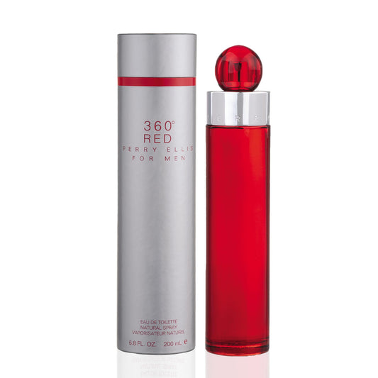 Perry Ellis 360° Red Eau De Toilette Spray for Men, 3.4 Fl Oz (100 mL)
