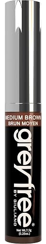 Greyfree Precision Root Touch-Up for Hairlines, Brows & Beard | Temporary Gray Coverage (MEDIUM BROWN) Beauty & Personal Care Greyfree