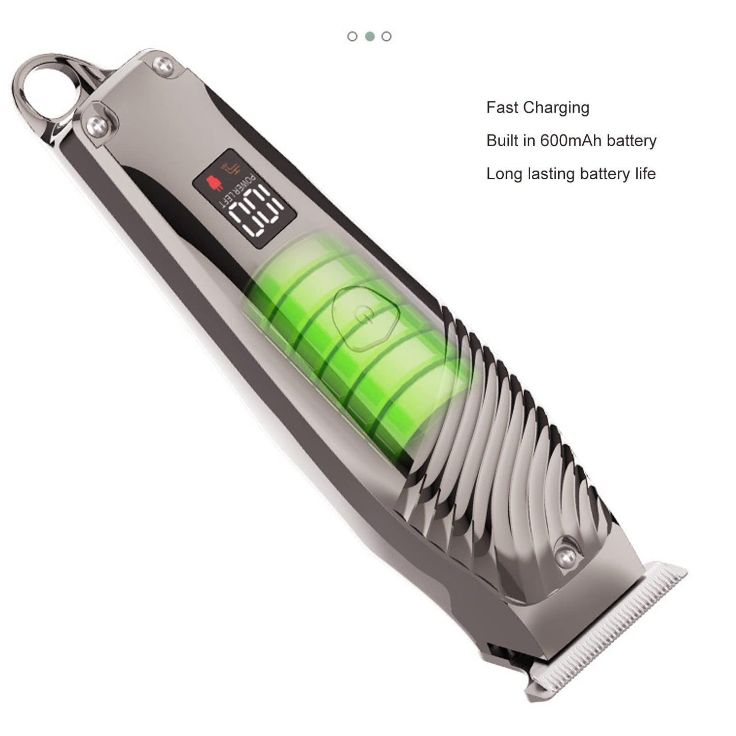 YUYTE Electric Hair Trimmer Hair Clippers Men Beard Trimmer Male Beard Shaver Cordless Barber Clippers for Hair Cutting, Rechargeable 3 Combs Beauty and Personal Care YUYTE