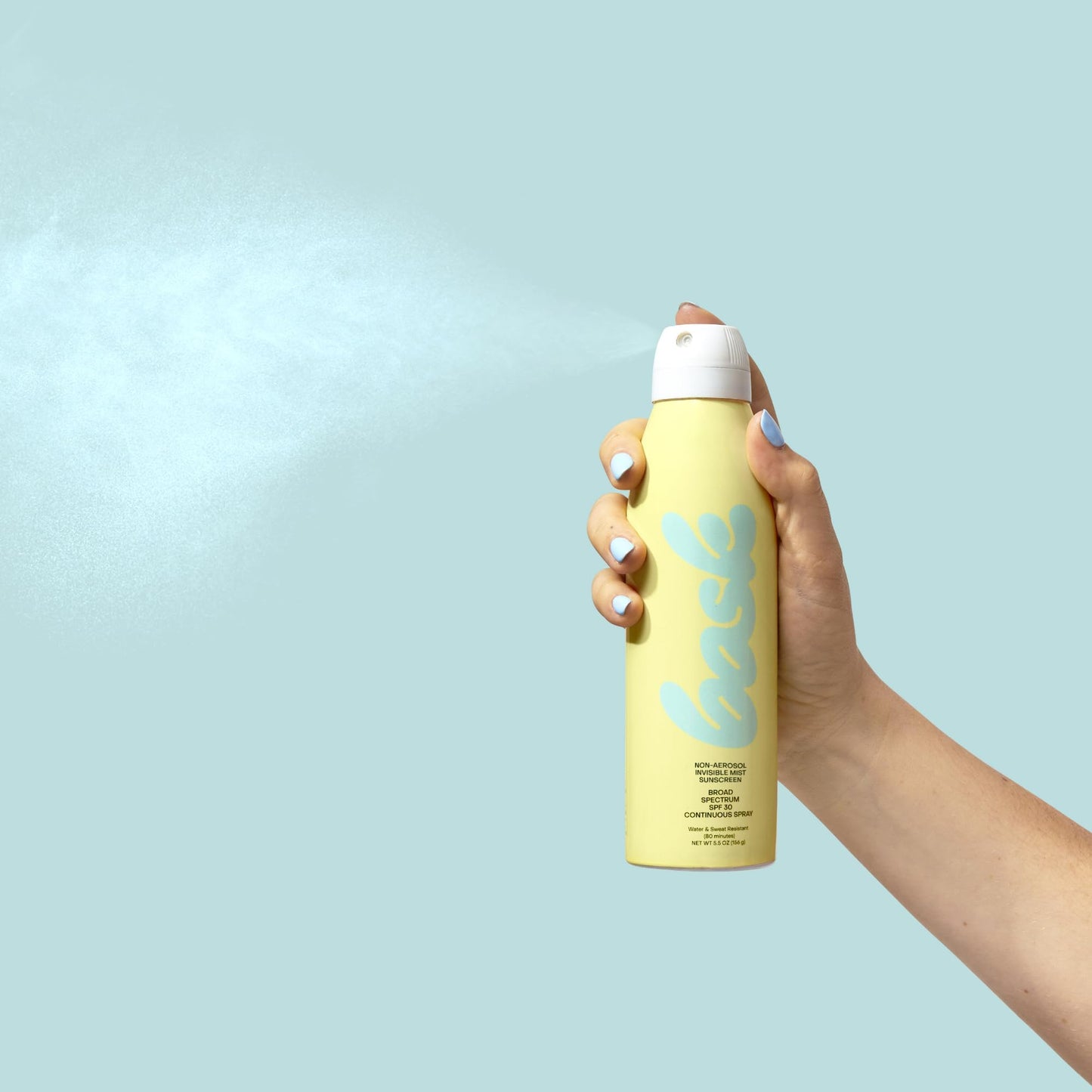 Bask SPF 30 Sunscreen Spray, 5.5 oz - Non-Aerosol, Broad Spectrum UVA/UVB Protection, Dermatologist Recommended, Moisturizing, Lightweight Beauty & Personal Care Bask
