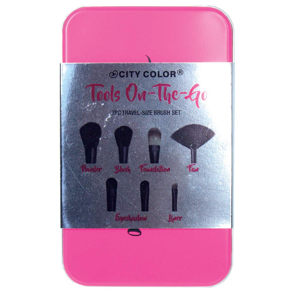 City Color Cosmetics - Tools On-The-Go7 pcs Travel Brush Kit Beauty & Personal Care CITY COLOR