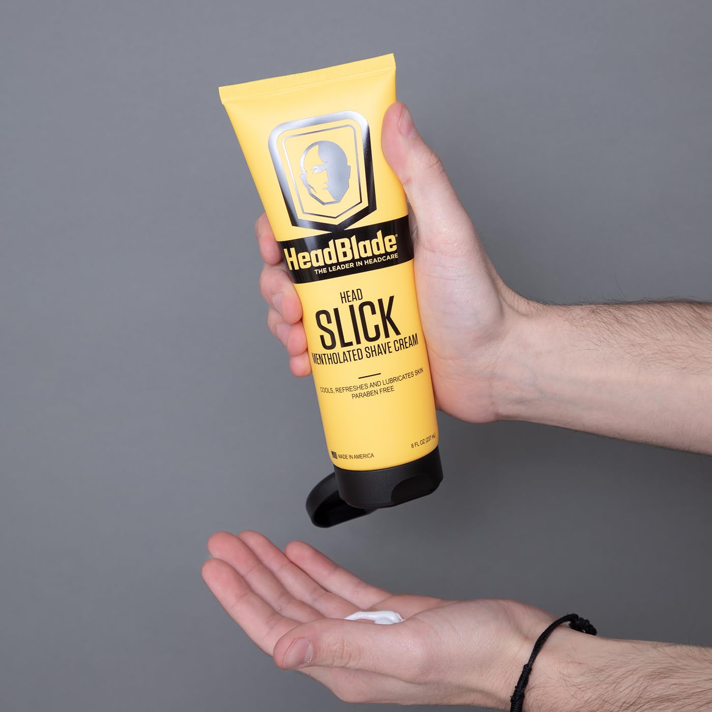 HeadBlade HeadSlick Shave Cream 8 oz for Smooth Headshaving for Bald Men, Helps with Irritation, Redness, & Razor Burn Beauty & Personal Care HeadBlade