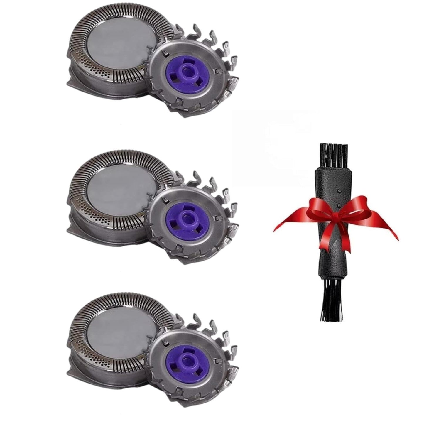 3PCS HQ8 Replacement Heads Shaver Blades Fit for 7340xl PT730 PT735 AT810 AT811 AT830 AT880, Close-cutting Men's Electric Razor for a Smooth and Clean Beauty and Personal Care BNVXR