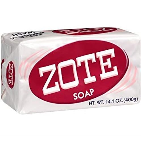 Zote Laundry Soap Bar Pink 14.1 Ounce Each (Pack of 4) Beauty & Personal Care ZOTE