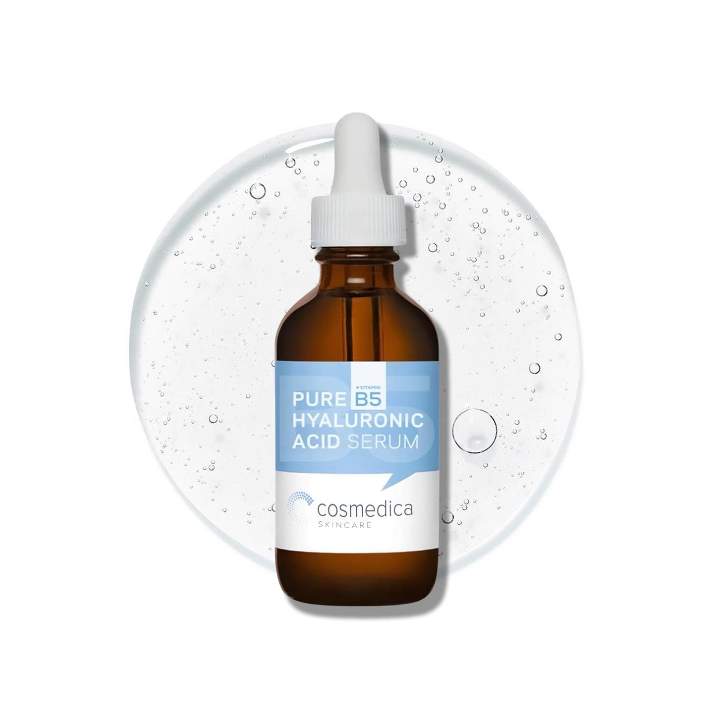 Cosmedica Hyaluronic Acid Serum with Vitamin B5 for Face - Hydrating Serum with Vitamin B5, Lightweight Non-Greasy Daily Moisturizer for All Skin Beauty & Personal Care Cosmedica Skincare