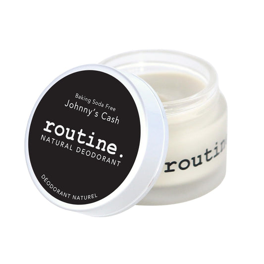 Routine. Natural and Aluminum Free Deodorant (2 Fluid Oz.) for Women and Men - Johnny's Cash No Baking Soda - Cedarwood, Pine, Bergamot & Patchouli Beauty and Personal Care Routine