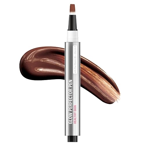 Neutrogena Healthy Skin Glow Perfector Concealer Pen, Lightweight Liquid Makeup for Face with Pro-Vitamin B5 & Vitamin E for a Radiant Finish, Deep Beauty & Personal Care Neutrogena
