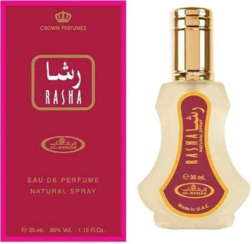 Rasha - Al-Rehab Eau De Natural Perfume Spray - 35 ml (1.15 fl. oz) Beauty & Personal Care Al Rehab