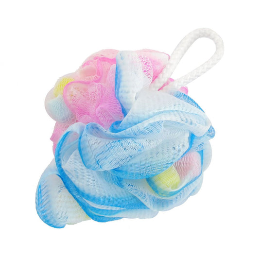 Ruilogod Bathing Tool Ball Shape Colorful Nylon Mesh Sponge Bath Shower Pouf (id: ca2 8fc 20a 84a 6a8 Beauty and Personal Care Ruilogod