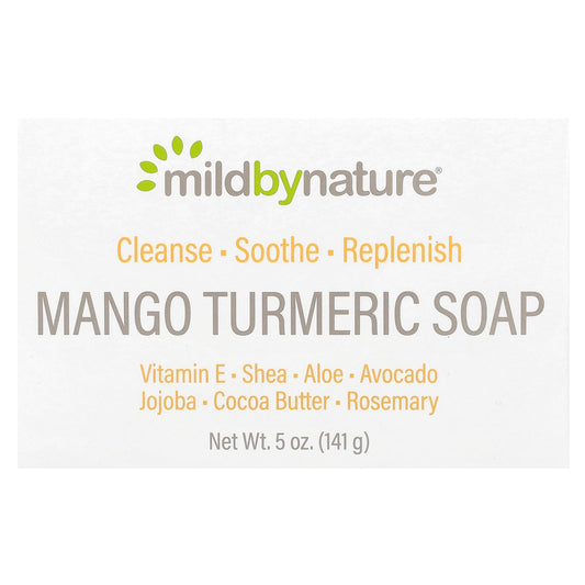 MILD BY NATURE Bar Soap, Mango Turmeric, 5 oz (141 g) Beauty & Personal Care MILD BY NATURE