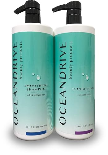 Set Shampoo Salt & Sulfate Free Ocean Drive & Conditioner Beauty & Personal Care Ocean Drive Beauty Products