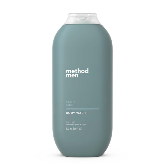 Method Mens Body Wash, Sea + Surf, 18 Fluid Ounce Beauty & Personal Care Method