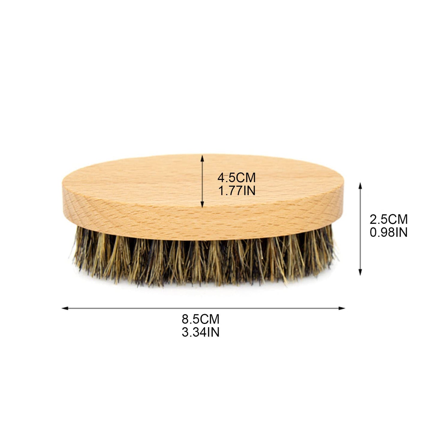 Oval Men Beard Brush For Facial Hair Soft Boar Bristle Brush Wood Handle Beard Grooming Brush For Face Massage Beauty Beauty and Personal Care Psdndeww