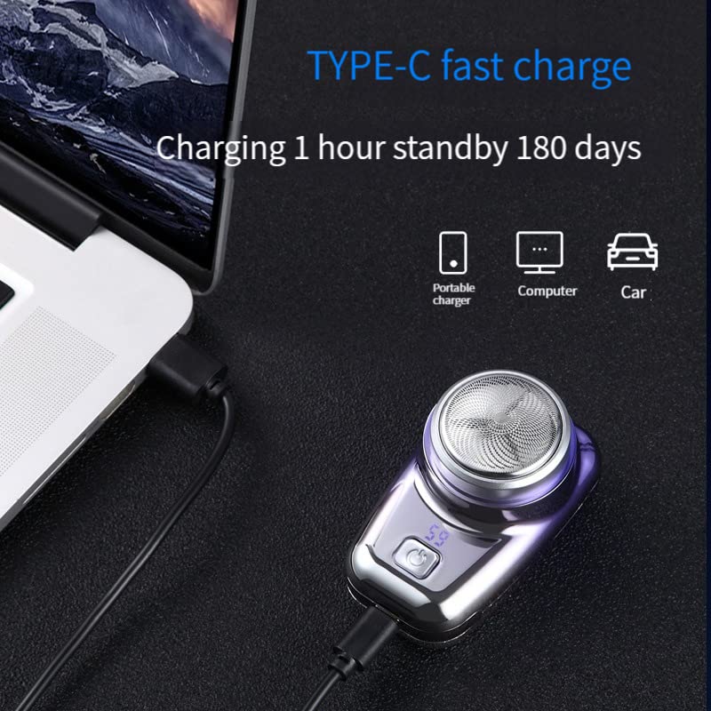 Mini Portable Electric Shaver - Wet & Dry Razor, Perfect for Home, Car, Travel Beauty and Personal Care JQSTY