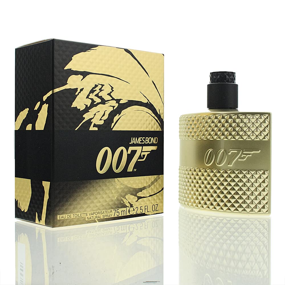 James Bond Eau De Toilette Spray limited Edition, Gold, 2.5 Ounce Beauty & Personal Care James Bond