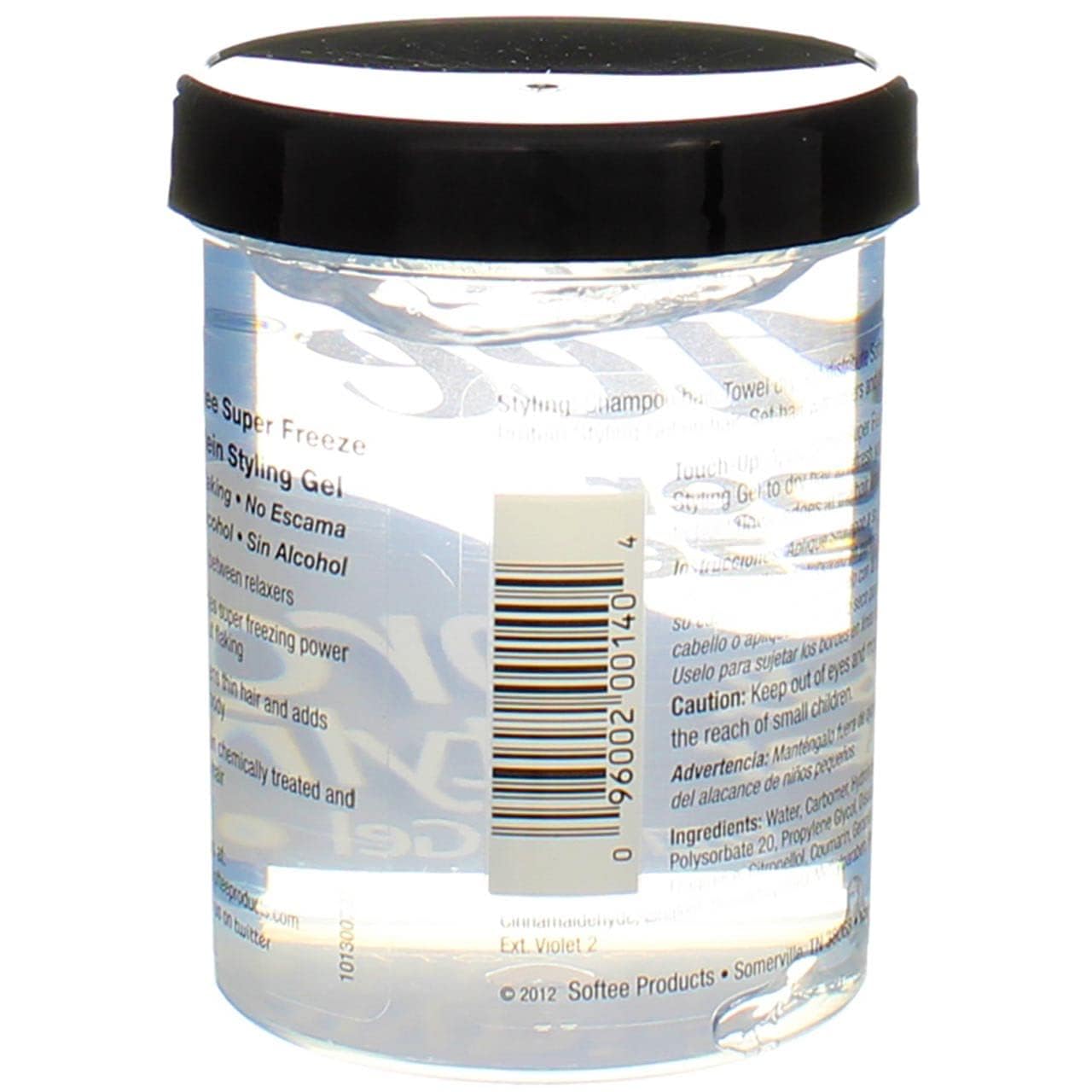 Softee Protein Super Freeze Hair Styling Gel 8 Oz,Pack of 3 Beauty & Personal Care Softee