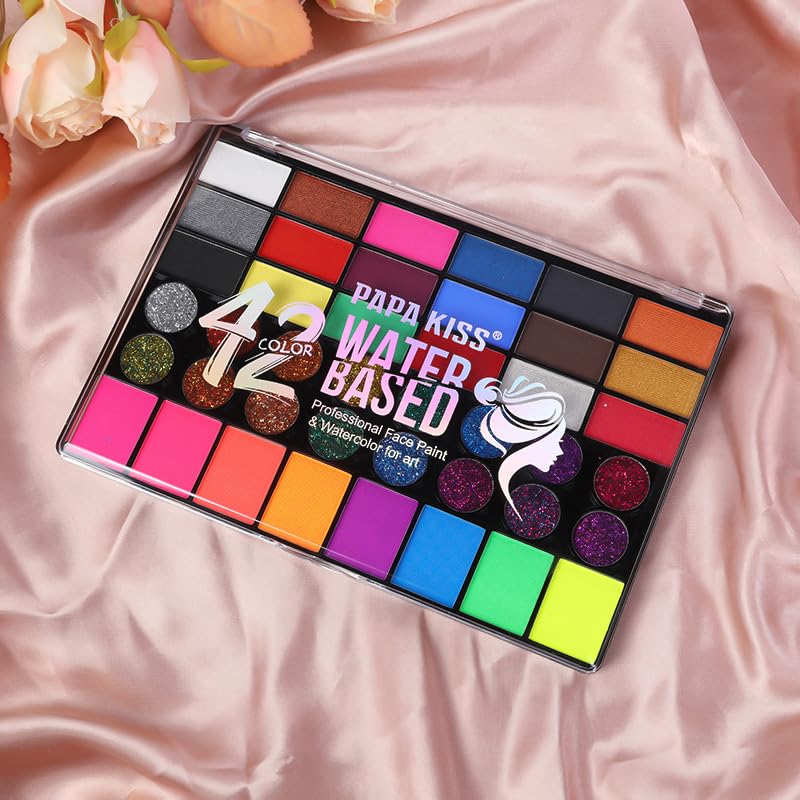 Water based colors painted body and face (WTCOLOR9) Beauty & Personal Care MayGirl