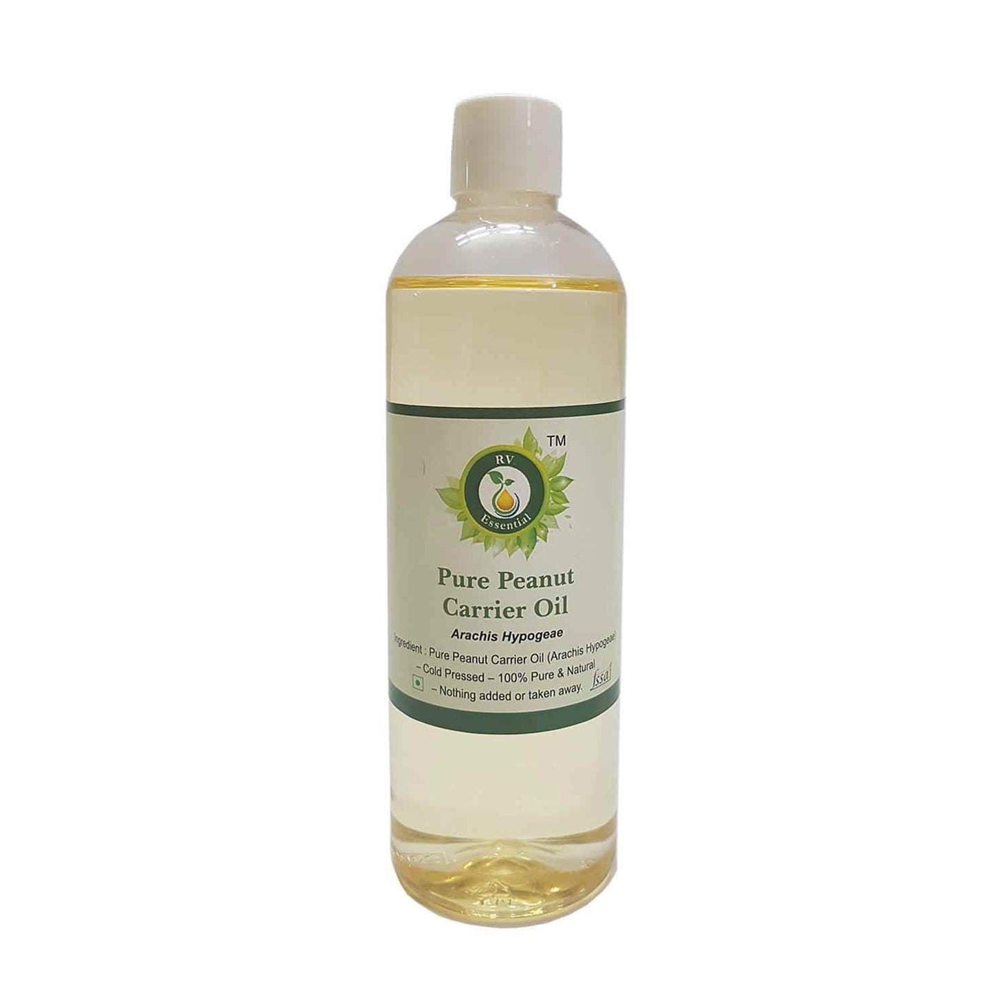 R V Essential Pure Peanut Carrier Oil 100ml (3.38oz)- Arachis Hypogeae (100% Pure and Natural Cold Pressed) Beauty and Personal Care R V Essential