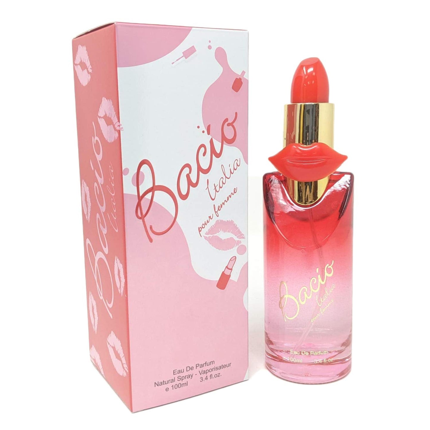 META-BOSEM Bacio Italia Pour Femme, Women Perfume Eau de Parfum Natural Spray- Spicy Oriental Fragrance - Jasmine Notes - Great Holiday Gift - for All Beauty & Personal Care META-BOSEM