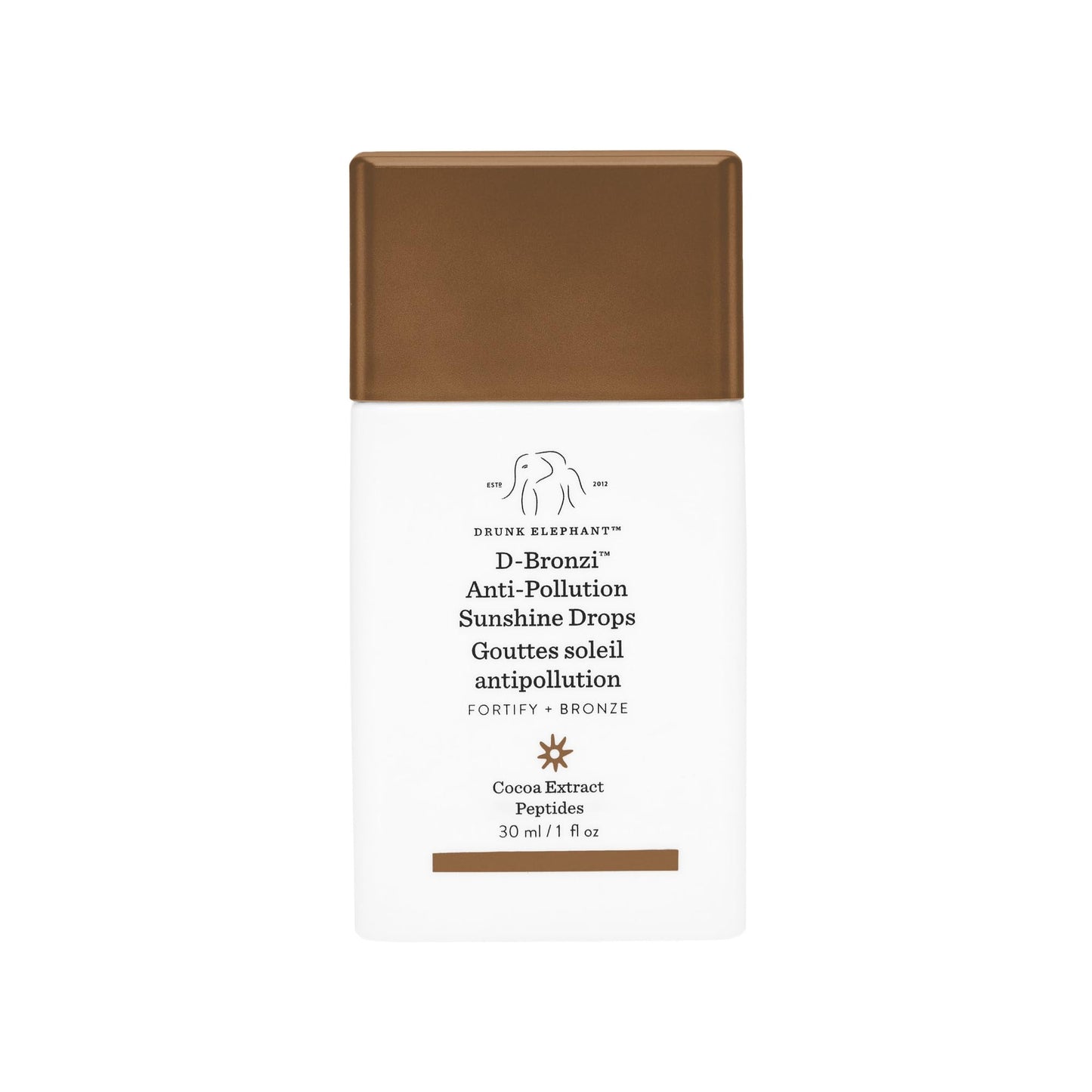 Drunk Elephant D-Bronzi Sunshine Drops - 30 ml/1 fl oz - Bronzing Color Serum Drops - Clean Clinical Skincare - Cruelty-Free - Dermatologist-Tested Beauty & Personal Care Drunk Elephant
