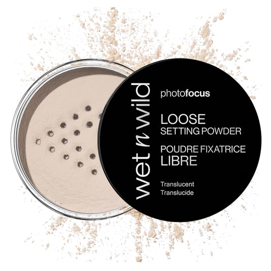 wet n wild Photo Focus Loose Baking Setting Powder, Highlighter Makeup, Fair to Medium & Tan Skin Tones - Translucent Beauty & Personal Care wet n wild
