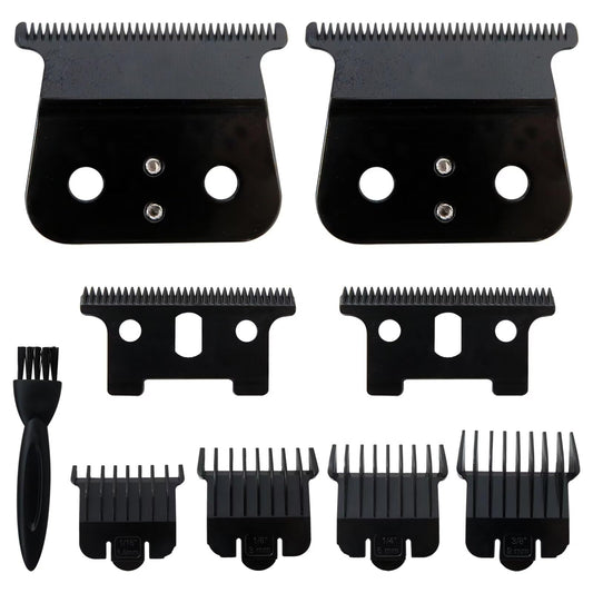 NGHTMRE 2Pcs Replacement T Blade Compatible for Andis T Outliner Trimmer, for Andis GTX Trimmer 04710/04521 - Black Beauty and Personal Care NGHTMRE