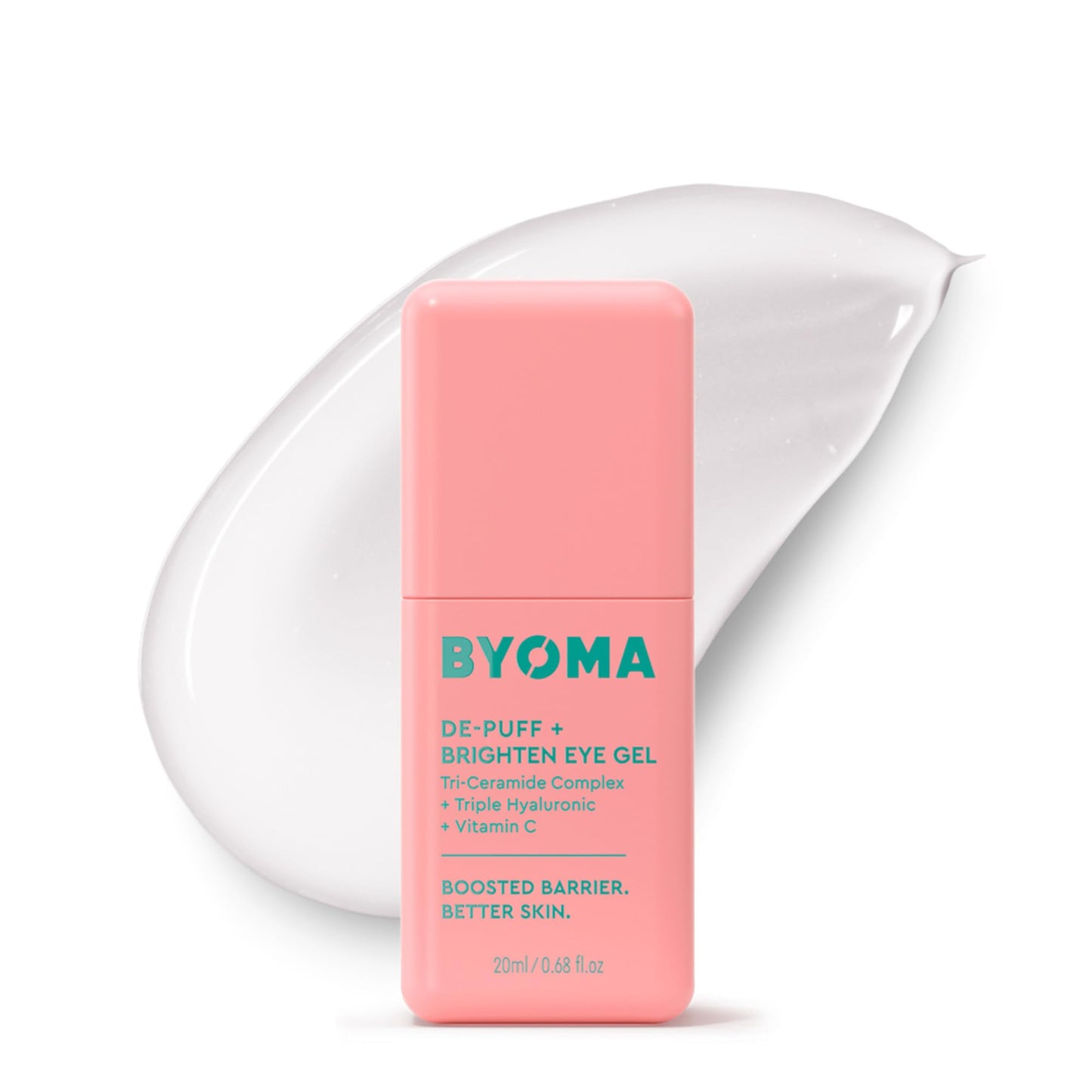 BYOMA De-Puff + Brighten Eye Gel - Lightweight Gel Eye Cream for Dark Circles, Puffiness & Wrinkles - Under Eye Cream With Hyaluronic Acid & Vitamin C Beauty and Personal Care BYOMA