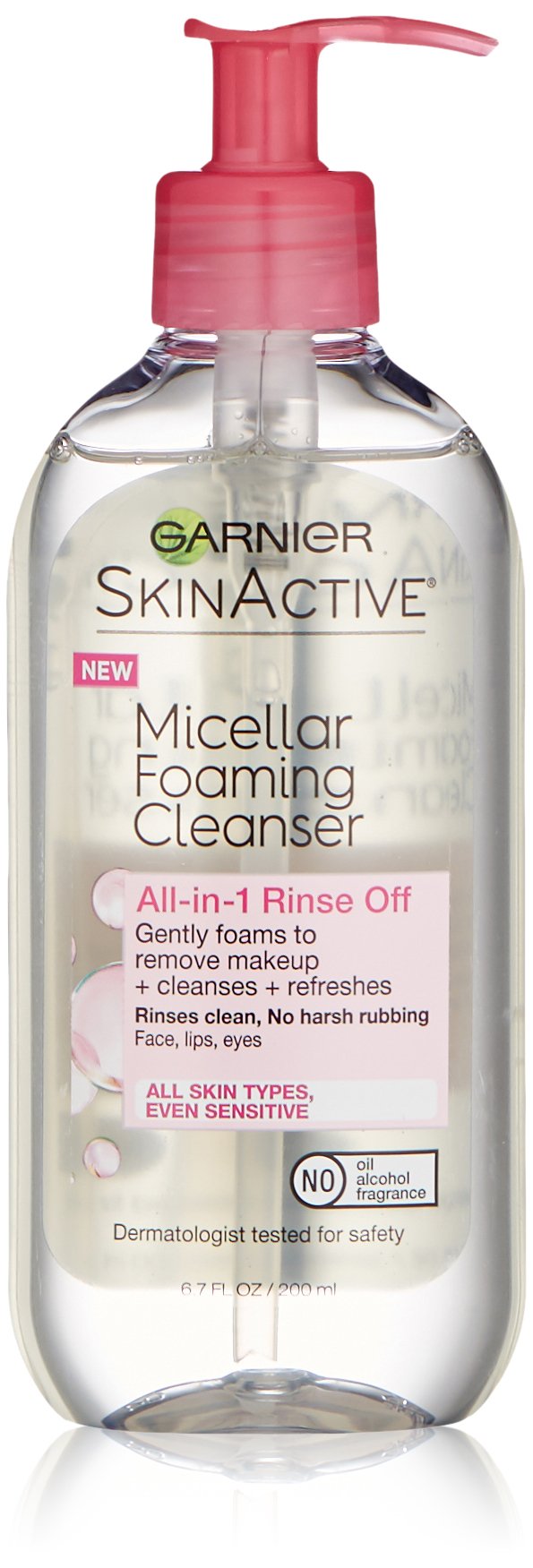 Garnier SkinActive Micellar Foaming Face Wash, For All Skin Types, 6.7 fl oz Beauty & Personal Care Garnier
