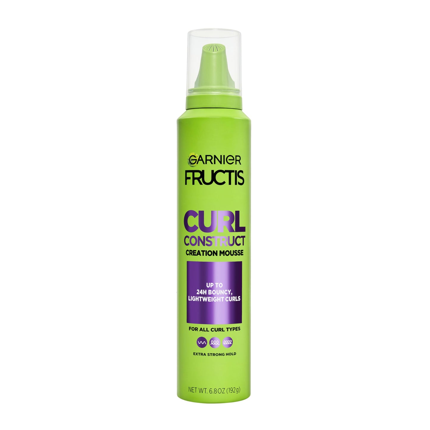 Garnier Fructis Curl Construct Creation Mousse, Curl Activator Provides Frizz Control, Long-Lasting Hold, and No Weigh-Down for Curly, Wavy, and Coily Beauty & Personal Care Garnier