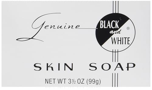 Black and White Skin Soap, 3.5 Ounce Beauty & Personal Care Black and White