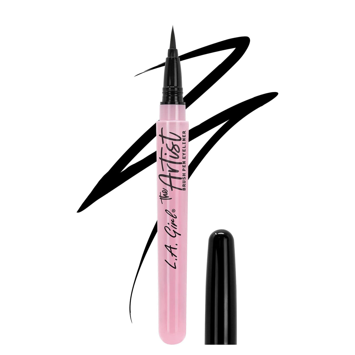 L.A. Girl Artist Brush Pen Eyeliner, Inky Black GLE740