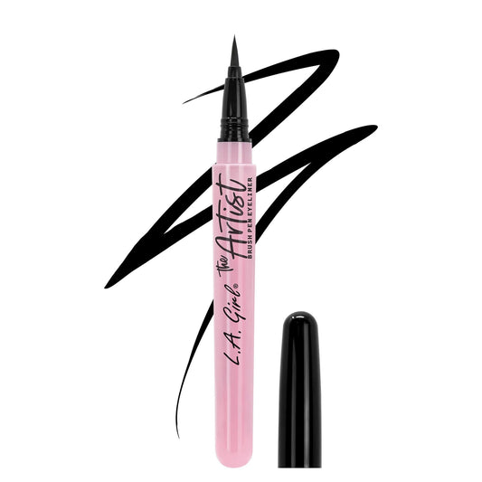 L.A. Girl Artist Brush Pen Eyeliner, Inky Black GLE740