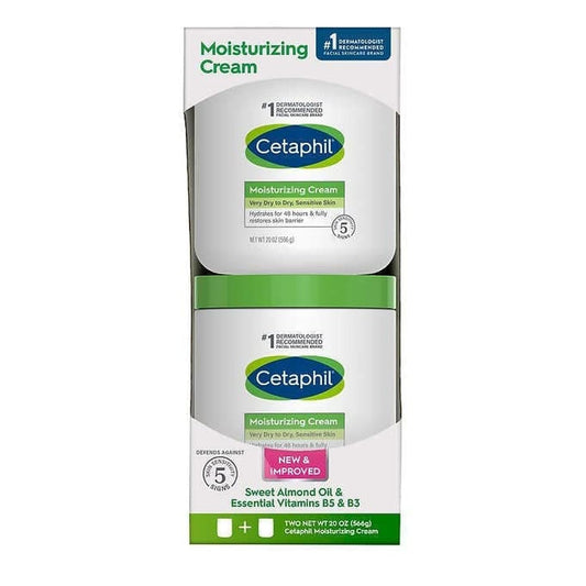 Cetaphil Moisturizing Cream 20 oz, 2 Pack Beauty & Personal Care Cetaphil