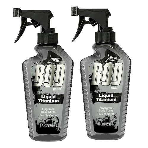 Parfums De Coeur Bod Man Liquid Titanium Fragrance Body Spray for Men 8 oz (2) Beauty & Personal Care Parfums De Coeur