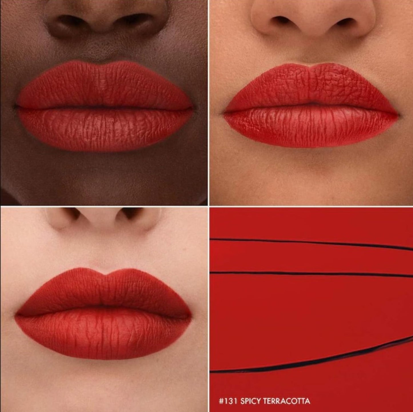 SEPHORA Collection Cream Lip Stain - 131 Spicy Terracotta (Matte Terracotta Red), 5 mL / 0.16 fl oz Beauty & Personal Care SEPHORA
