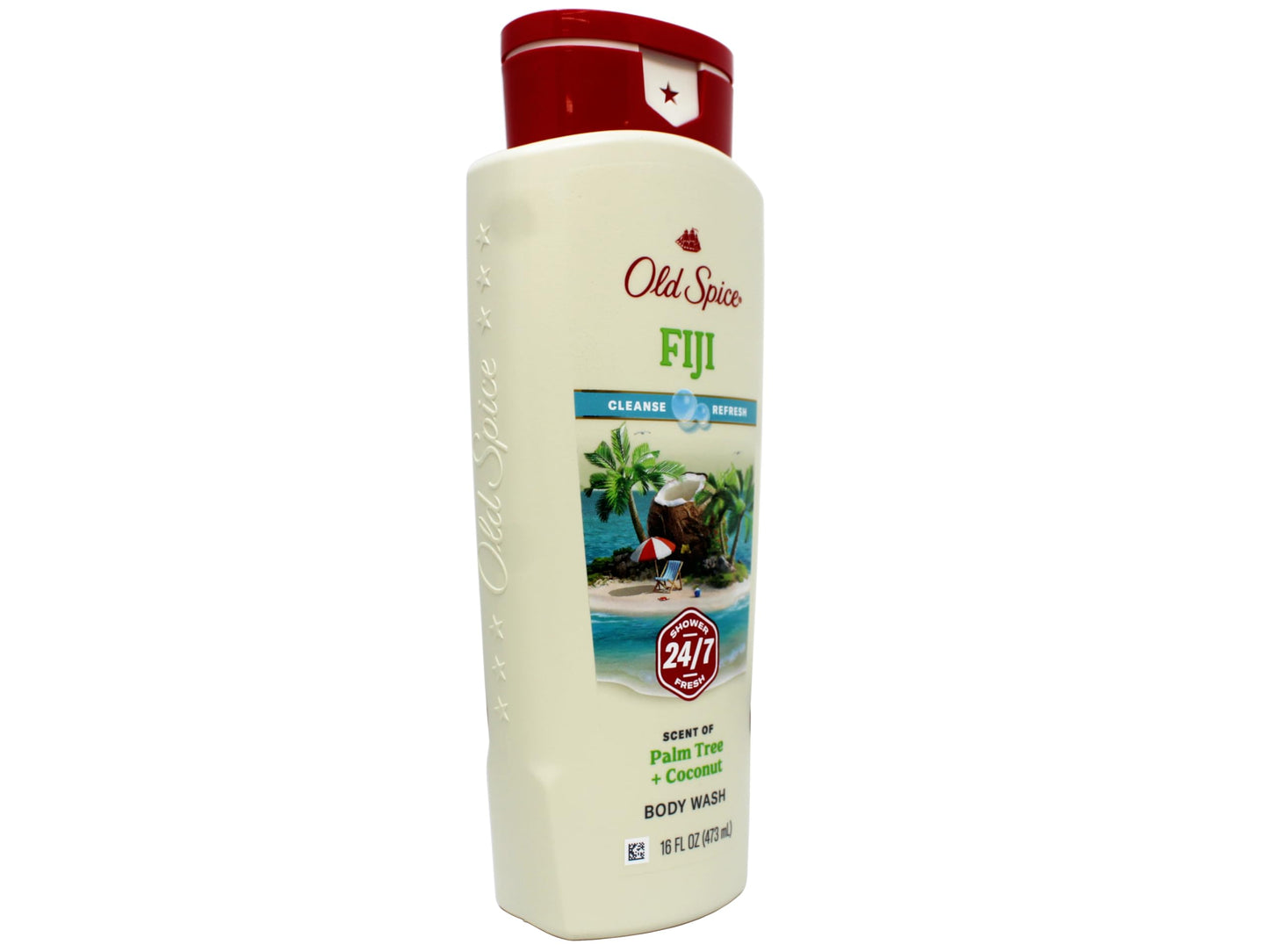 Old Spice Body Wash Fiji, Scent of Palm Tree + Coconut, Cleanse & Refresh, 16 FL OZ - 7 Pack Beauty & Personal Care Old Spice