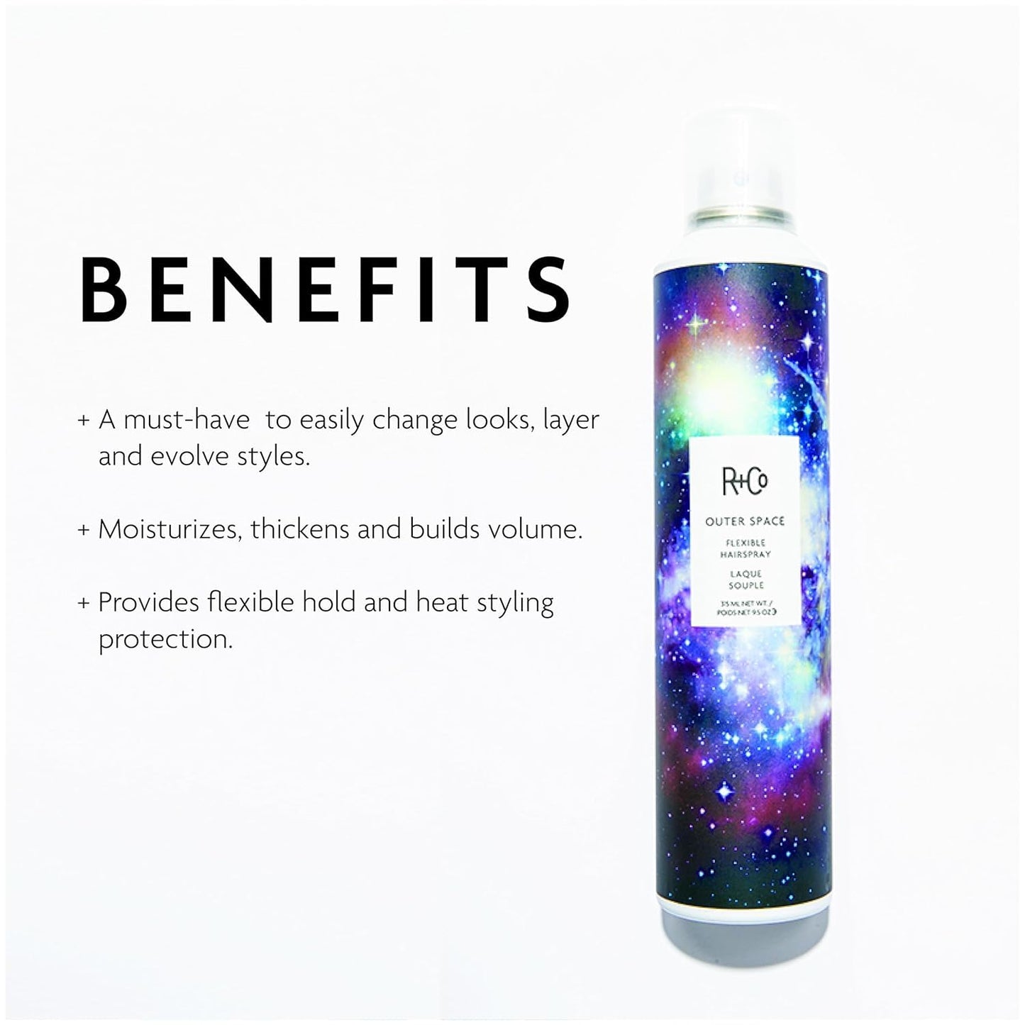 R+Co Hair Spray Set for Volume and Hold | Outer Space & Balloon Hairsprays | Instant Volume and Texture | Lightweight For Long Lasting Hairstyles | Beauty & Personal Care R+Co