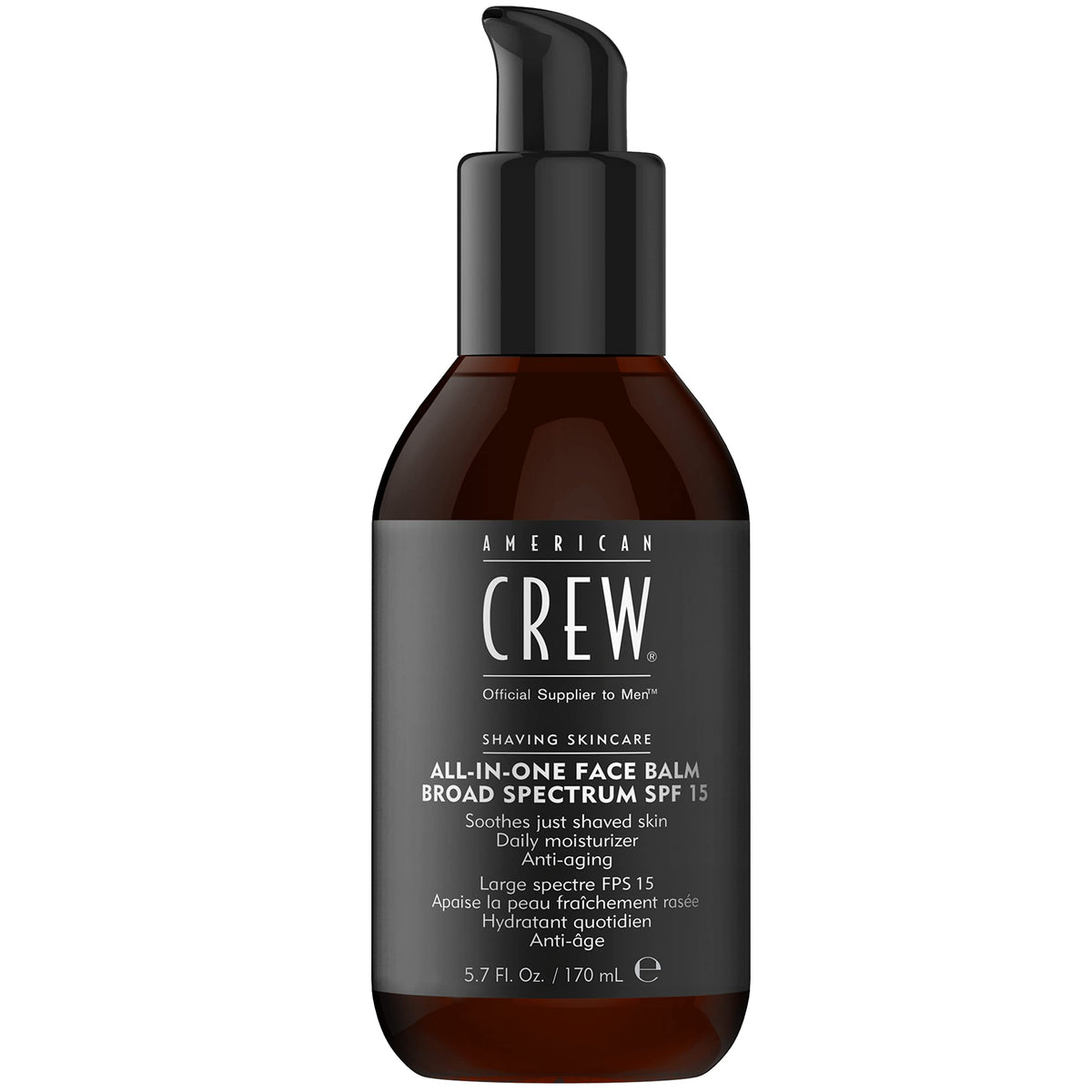 American Crew All-in-One Face Balm for Men, Soothing Cream, SPF 15, 5.7 Fl Oz Beauty & Personal Care AMERICAN CREW